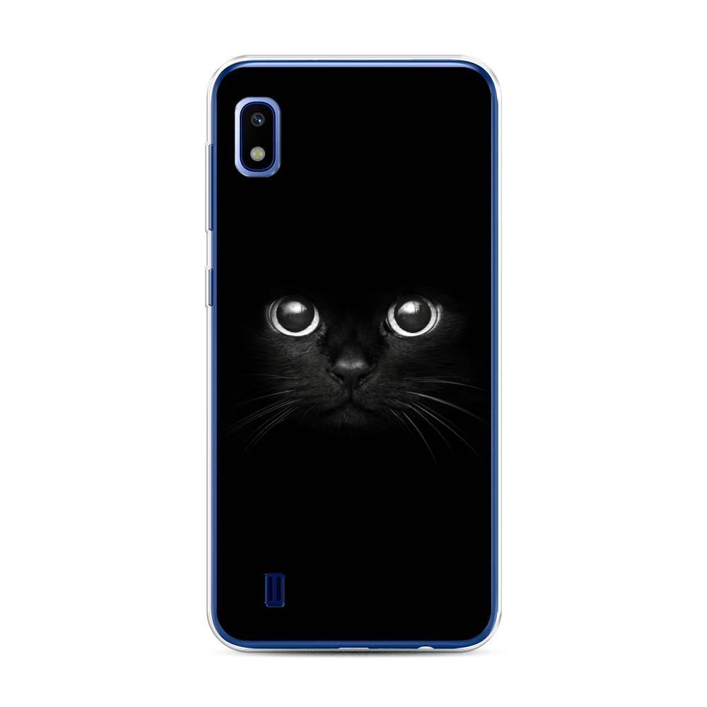 

Чехол Awog на Samsung Galaxy A10 "Взгляд черной кошки", Разноцветный, 27950-1