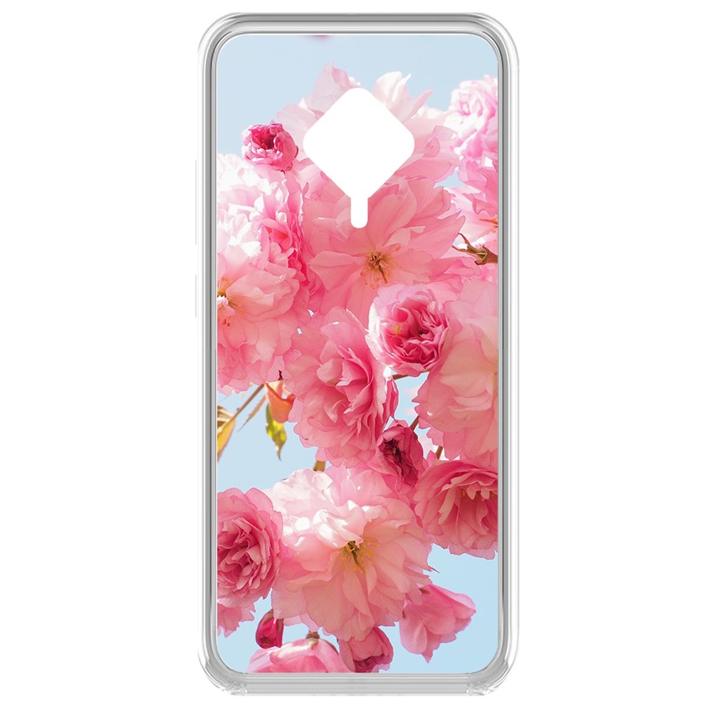 

Чехол-накладка Krutoff Clear Case Сакура для Vivo V17/S1 Pro/Y9S
