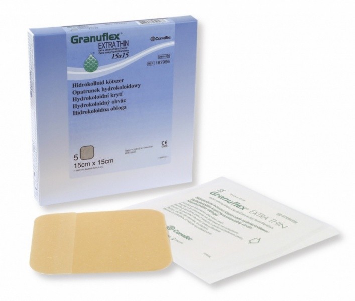

Повязка Грануфлекс супертонкая Granuflex xthin гидроколлоидная 10х10 см, 187954 5 шт., Бежевый