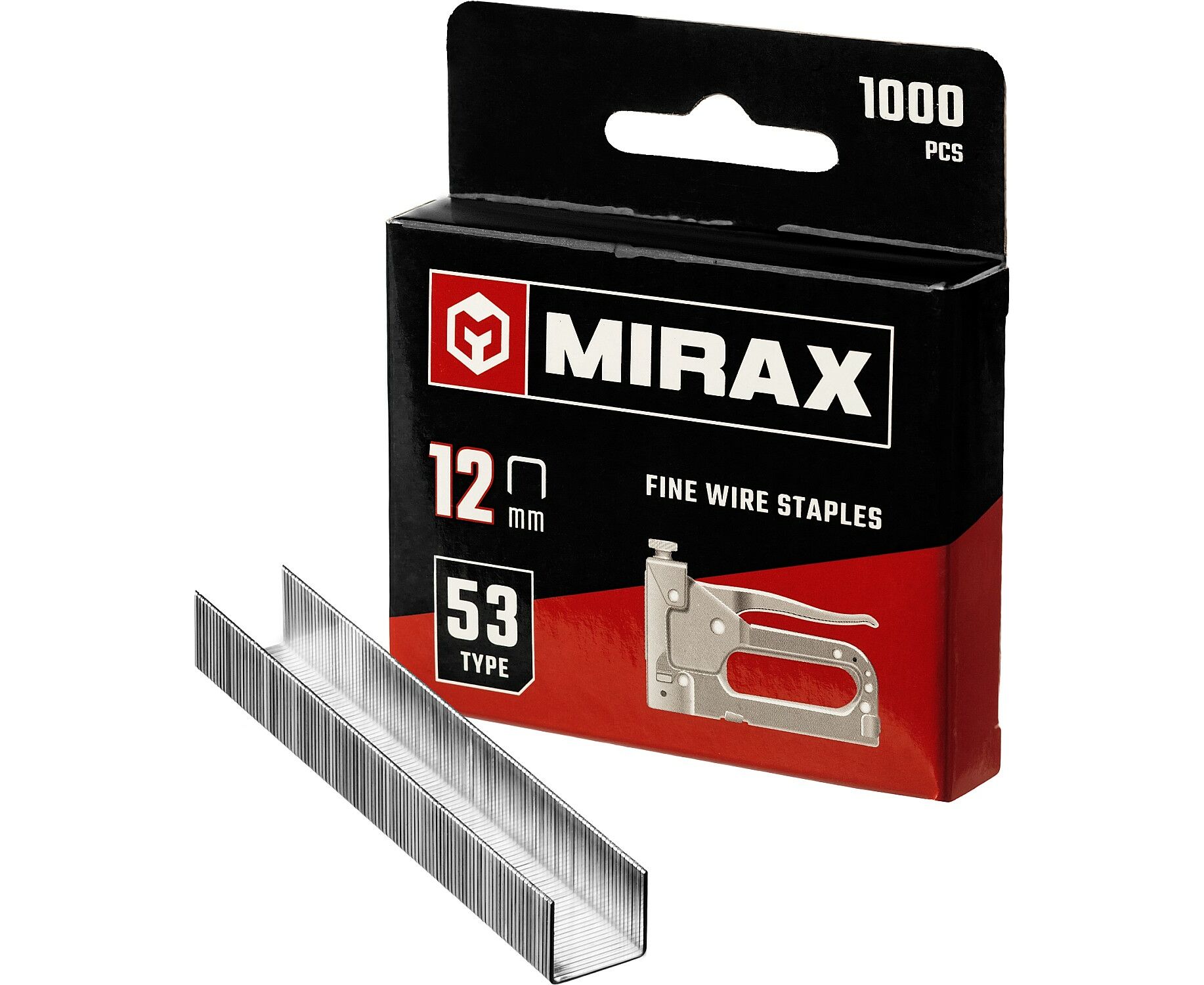 Скобы для электростеплера MIRAX 12 мм 1000 шт