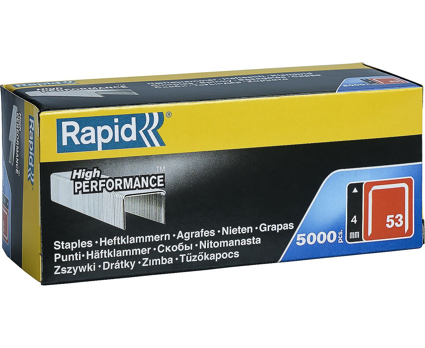 

Скобы для электростеплера RAPID 4 мм 5000 шт