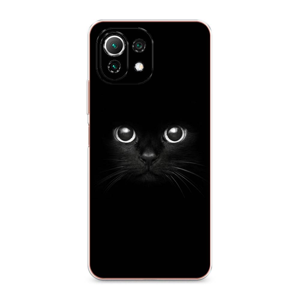 

Чехол Awog на Xiaomi Mi 11 Lite "Взгляд черной кошки", Разноцветный, 310250-1