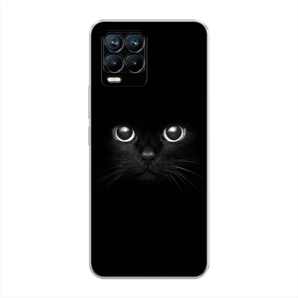 

Чехол Awog на Realme 8 "Взгляд черной кошки", Разноцветный, 255450-1