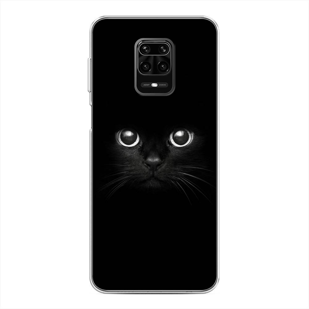 фото Чехол awog "взгляд черной кошки" для xiaomi redmi note 9s