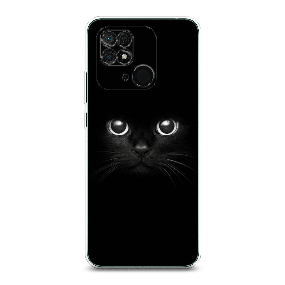 

Чехол Awog на Xiaomi Redmi 10C "Взгляд черной кошки", Разноцветный, 313450-1