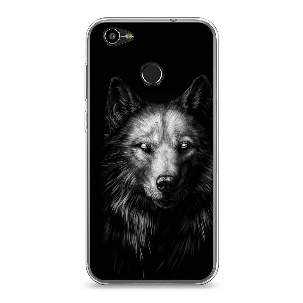 

Чехол Awog на ZTE Blade A6 / ЗТЕ Блэйд A6 "Волк черно белый", 132350-1