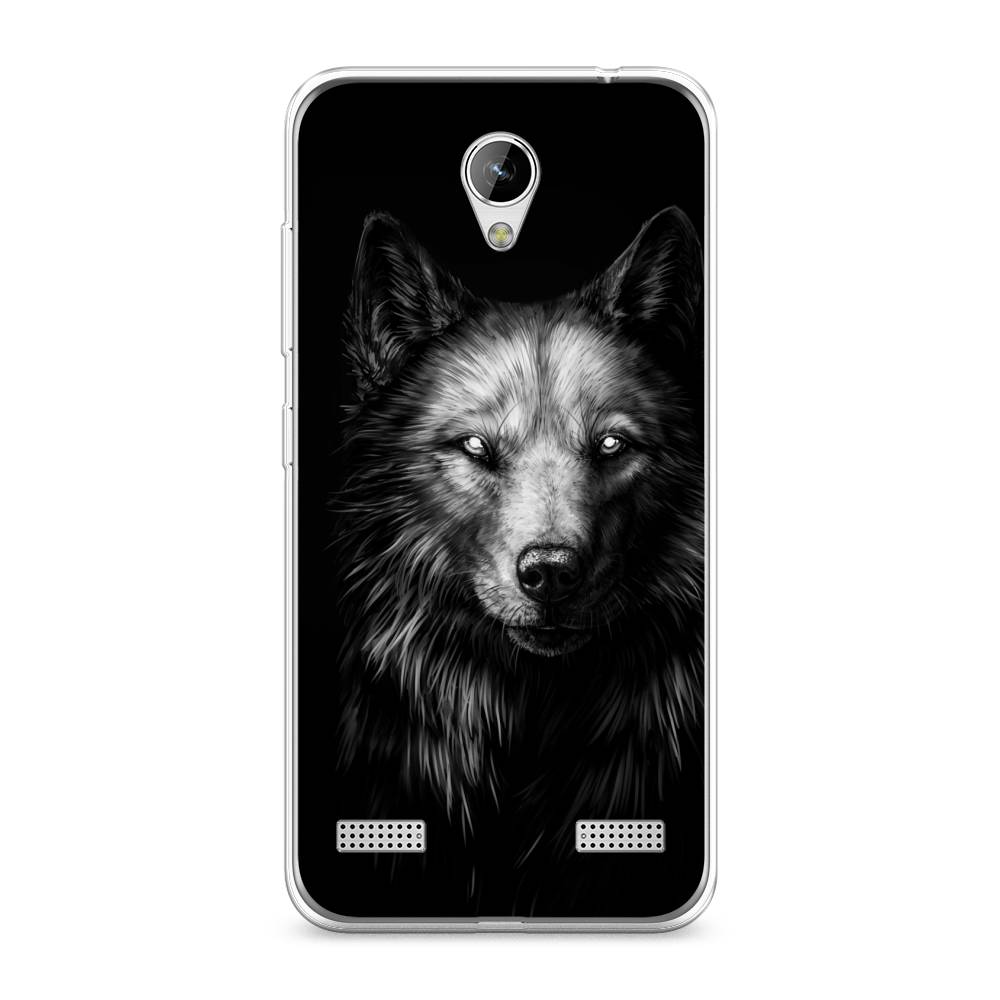 

Чехол Awog на ZTE Blade A520 / ЗТЕ Блэйд A520 "Волк черно белый", 132050-1