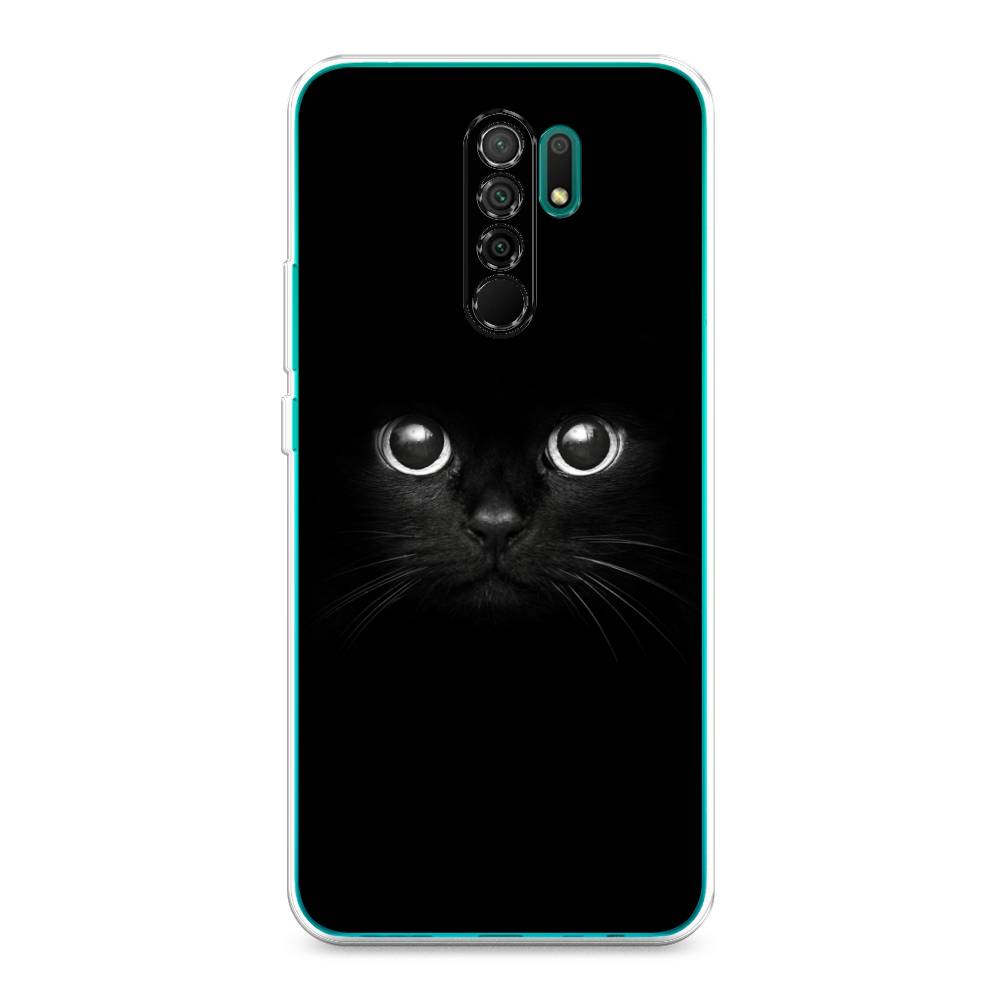 

Чехол Awog на Xiaomi Redmi 9 "Взгляд черной кошки", Разноцветный, 38350-1