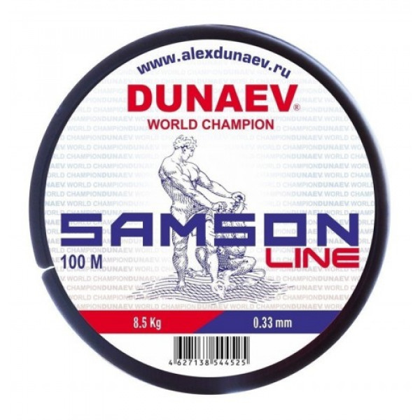 

Леска Dunaev Samson 100m 0.33mm 8.5кг, 00-00032473