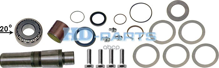 

HD-PARTS 307081 307081_р к шкворня !с подш. 55x223 Scania AM620 800 820 920 1шт