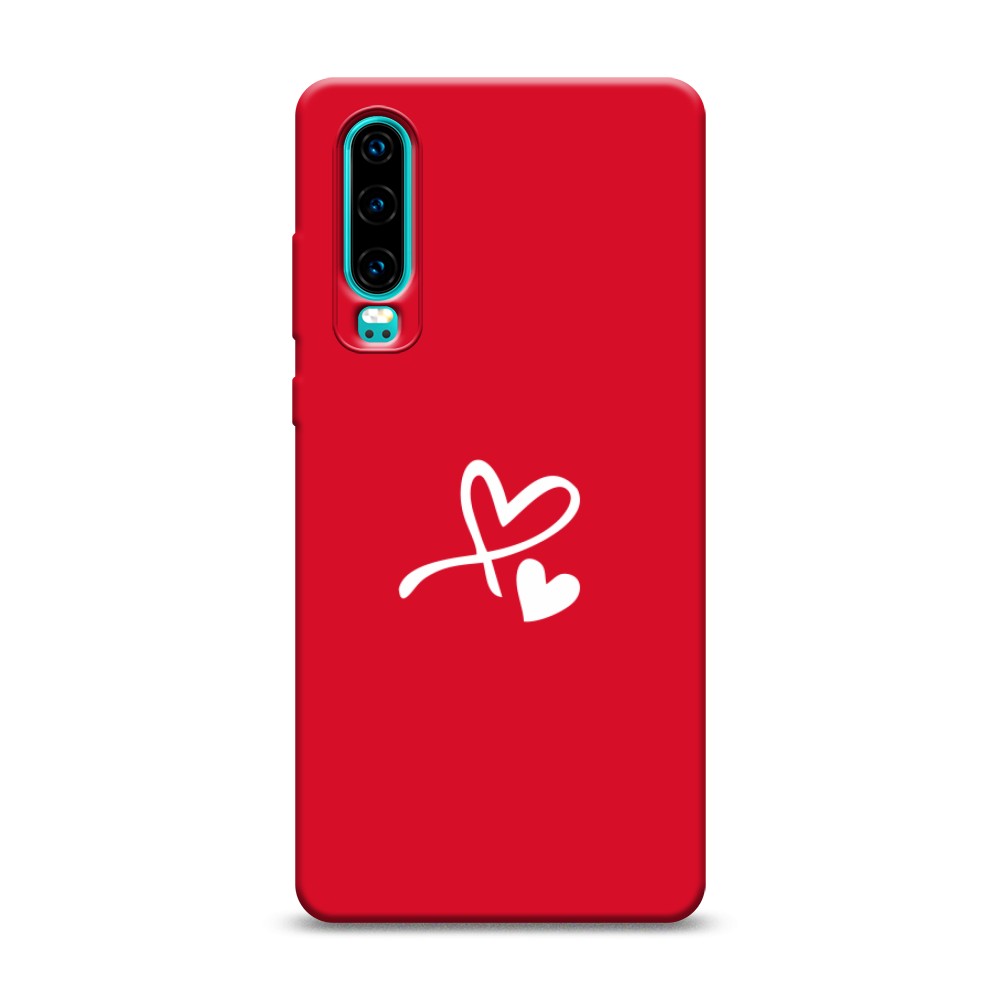 

Чехол Awog на Huawei P30 "Сердечко минимализм", Разноцветный, 68553-1