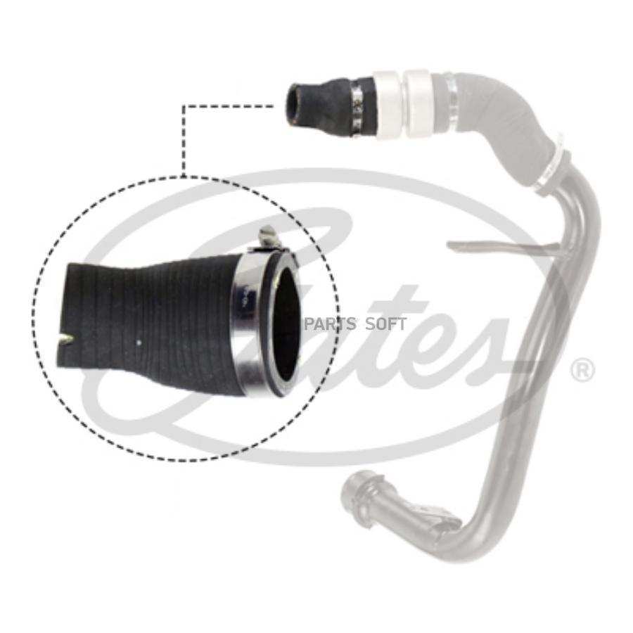 

GATES 090588 09-0588_патрубок интеркулера! Peugeot Boxer, Citroen Jumper 06 1шт