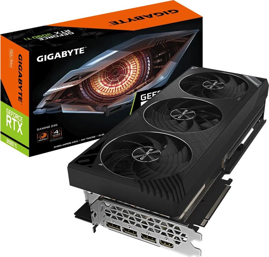 фото Видеокарта gigabyte nvidia geforce rtx 3090 ti (gv-n309tgaming oc-24gd)