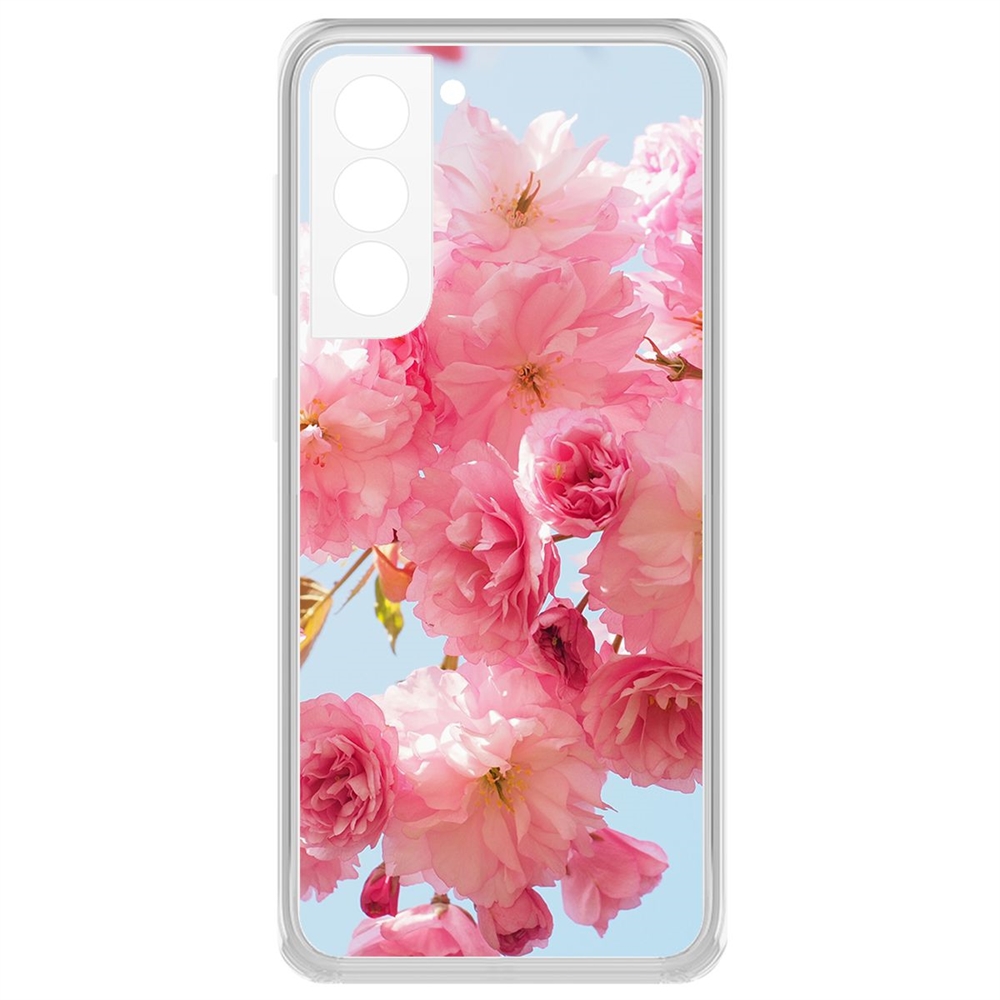 

Чехол-накладка Krutoff Clear Case Сакура для Samsung Galaxy S21+ (G996)