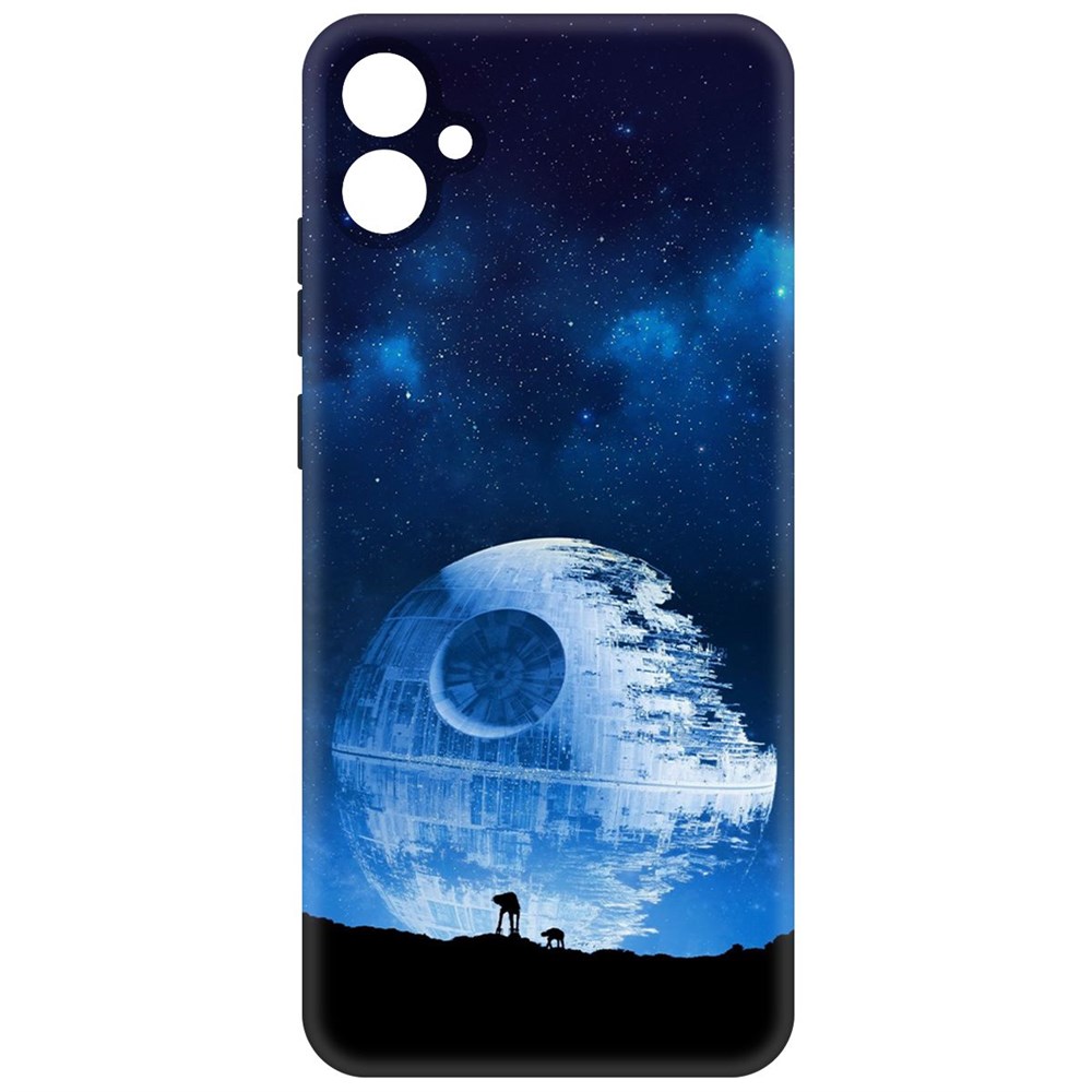 

Чехол-накладка Soft Case Звездные Войны. Звезда смерти для Samsung Galaxy A04e (A042), Черный