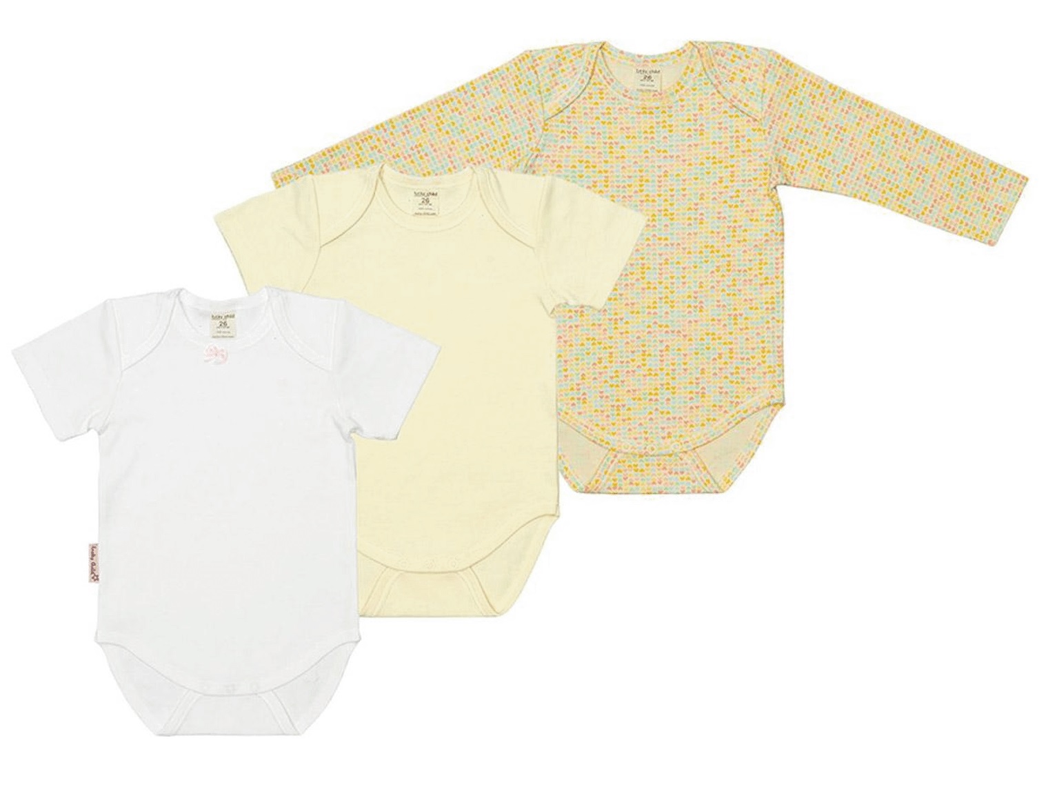 

Комплект боди Lucky Child Базовая коллекция Б30-105Д желтый р. 62-68 3 шт, Б30-105Д