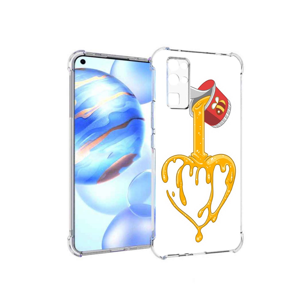 

Чехол MyPads Tocco для Honor 30 медовое сердце (PT147988.19.471), Прозрачный, Tocco