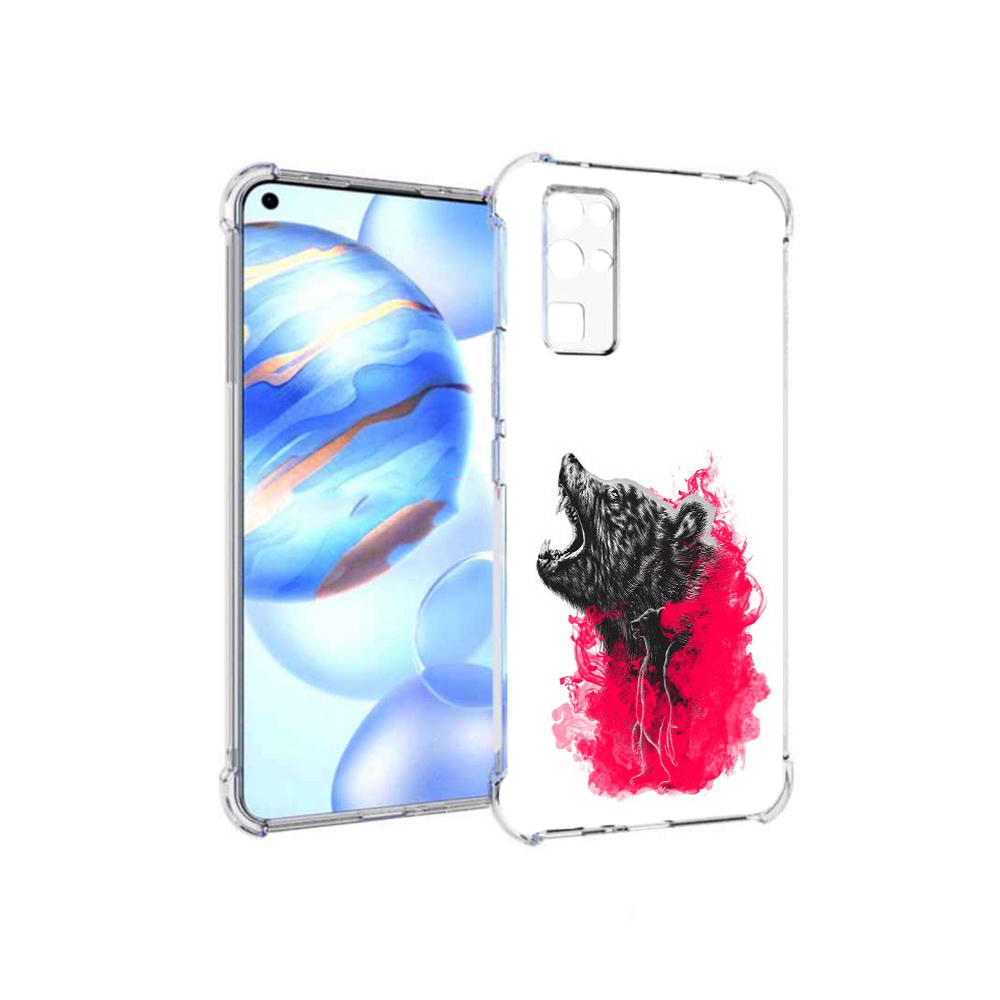 

Чехол MyPads Tocco для Honor 30 медведь в дымке (PT147988.19.463), Прозрачный, Tocco