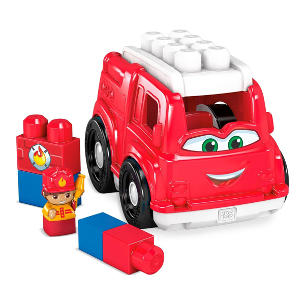 

Игрушечная машинка Mattel Mega Bloks GCX09 Мега Блокс Маленькие трансп. средства красный