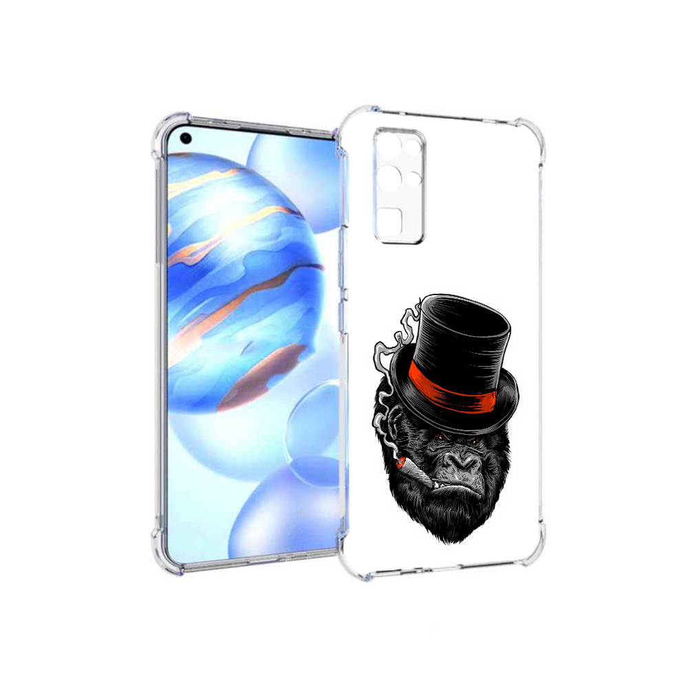

Чехол MyPads Tocco для Honor 30 дизайнерская горилла (PT147988.19.431), Прозрачный, Tocco