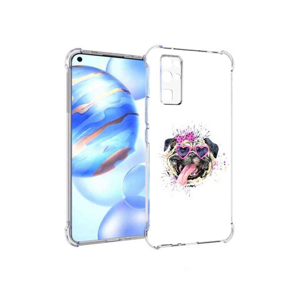 

Чехол MyPads Tocco для Honor 30 Веселая собака (PT147988.19.43), Прозрачный, Tocco