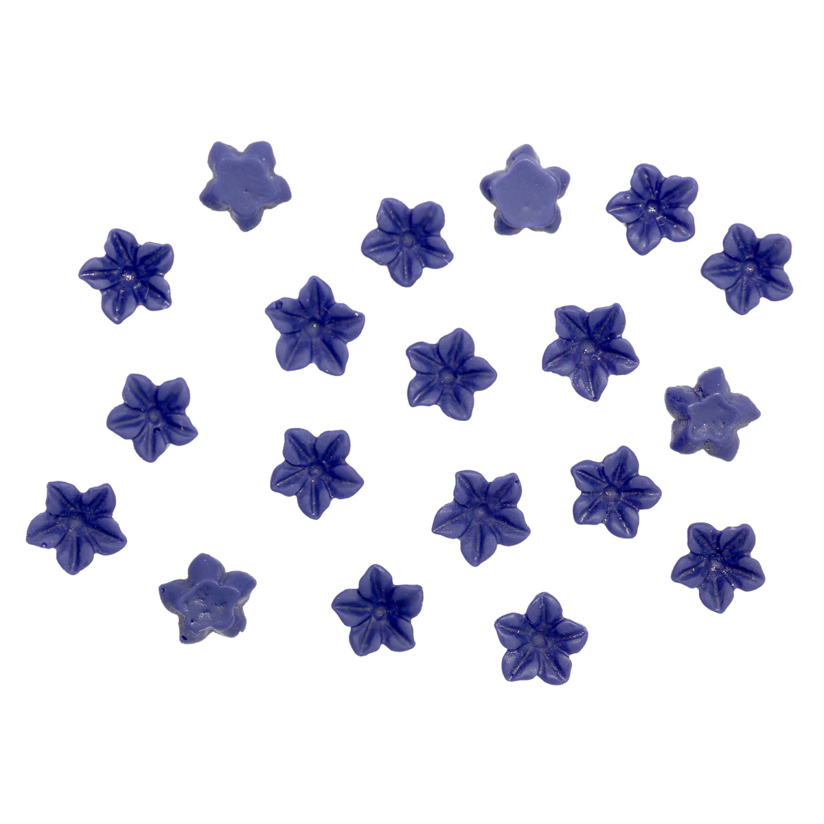 Набор цветов для скрапбукинга Astra&Craft, 6 мм, 20 штук (темно-синий)