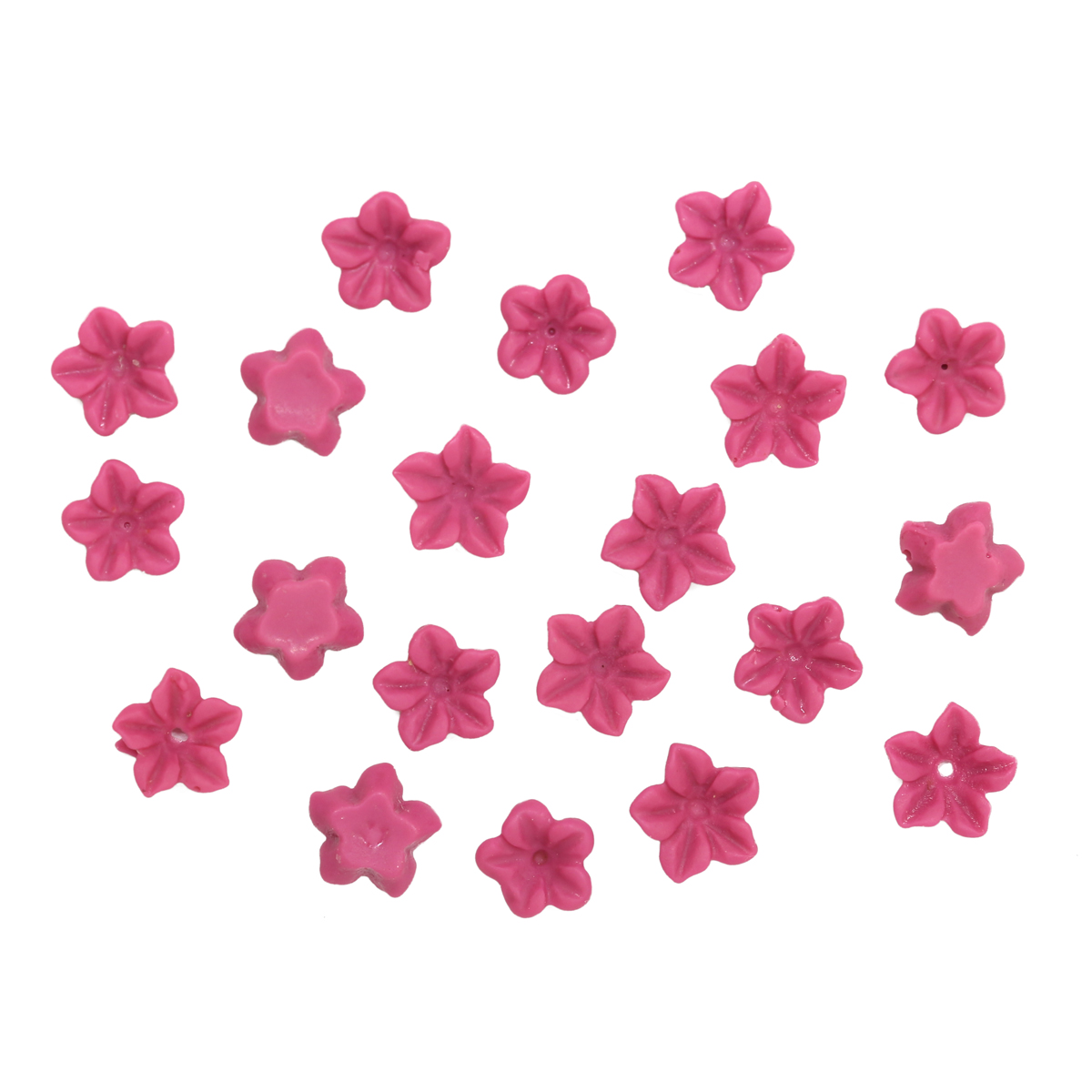 Набор цветов для скрапбукинга Astra&Craft, 6 мм, 20 штук (малиновый)