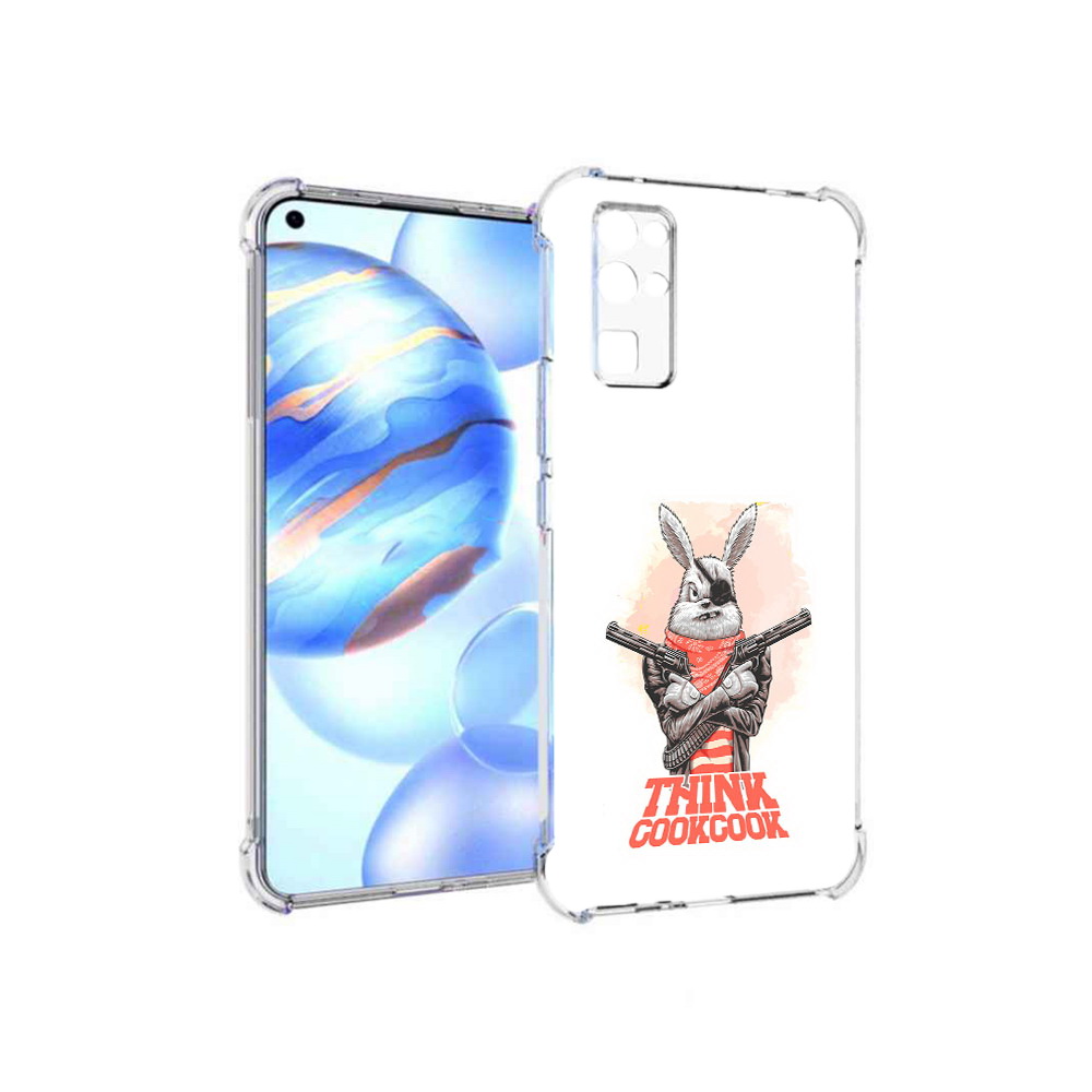 

Чехол MyPads Tocco для Honor 30 кролик пират (PT147988.19.419), Прозрачный, Tocco