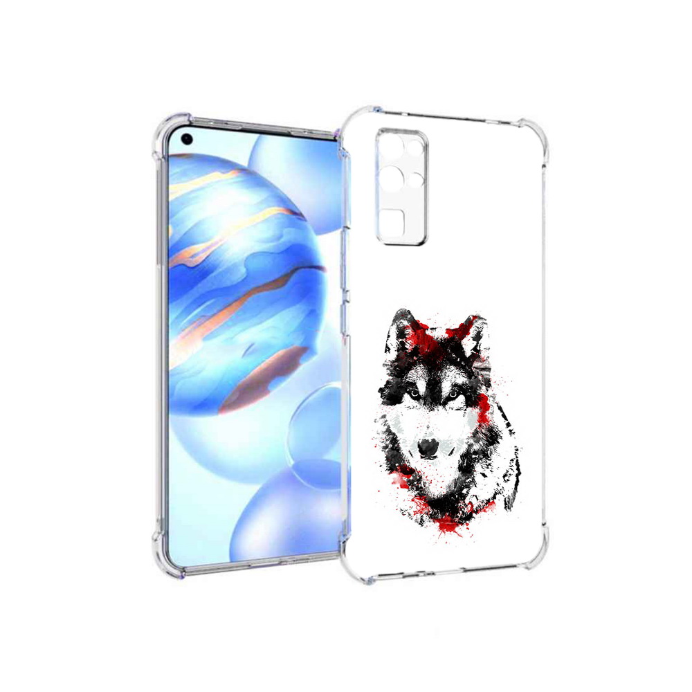 

Чехол MyPads Tocco для Honor 30 кровавый волк (PT147988.19.416), Прозрачный, Tocco