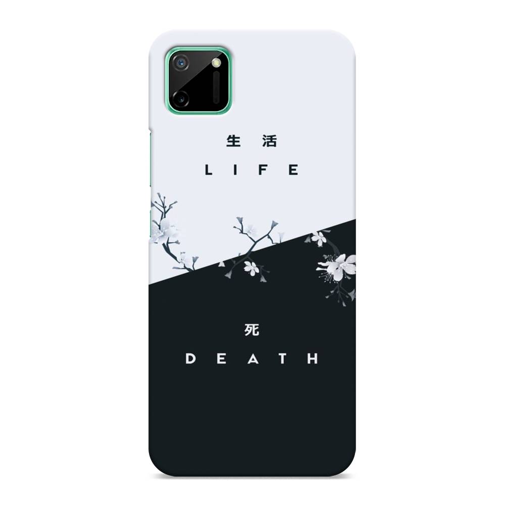 фото Пластиковый чехол "life and death" на realme c11 awog