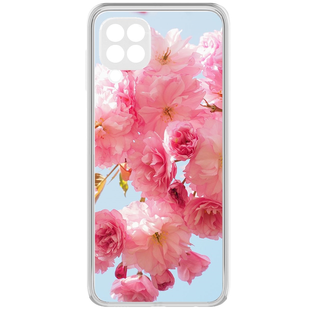 

Чехол-накладка Krutoff Clear Case Сакура для Samsung Galaxy M32 (M325)