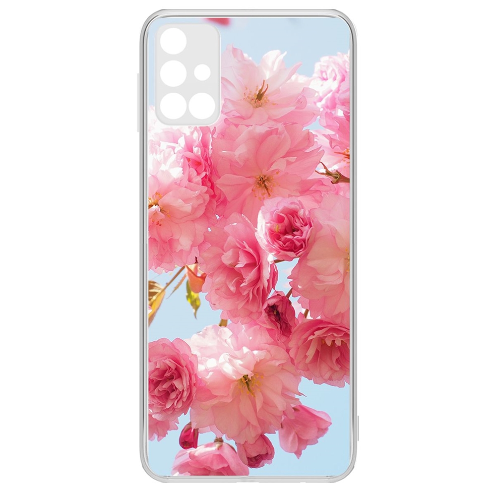 

Чехол-накладка Krutoff Clear Case Сакура для Samsung Galaxy M31s (M317)