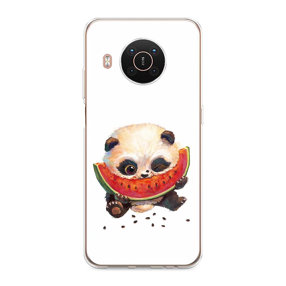 

Чехол Awog на Nokia X20 / Нокиа X20 "Малыш панды с арбузом", Белый;красный, 124250-1