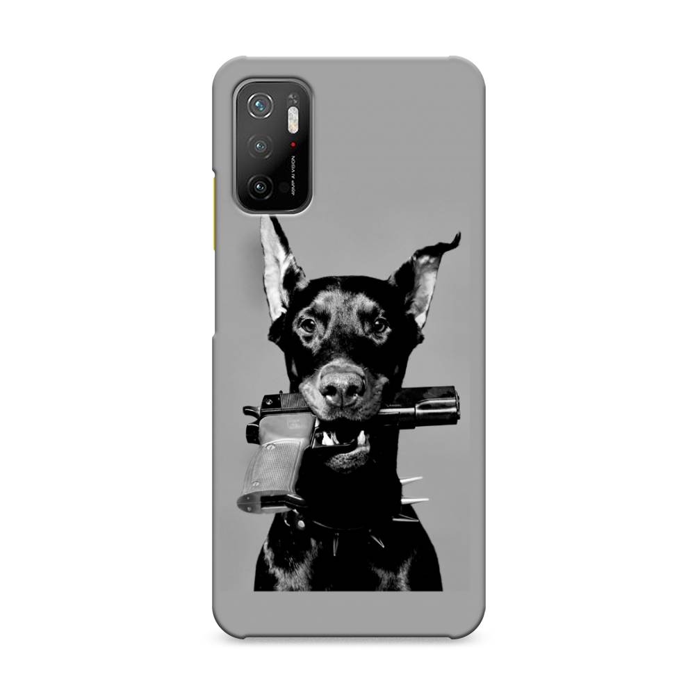 

Пластиковый чехол "Доберман" на Xiaomi Poco M3 Pro, Доберман