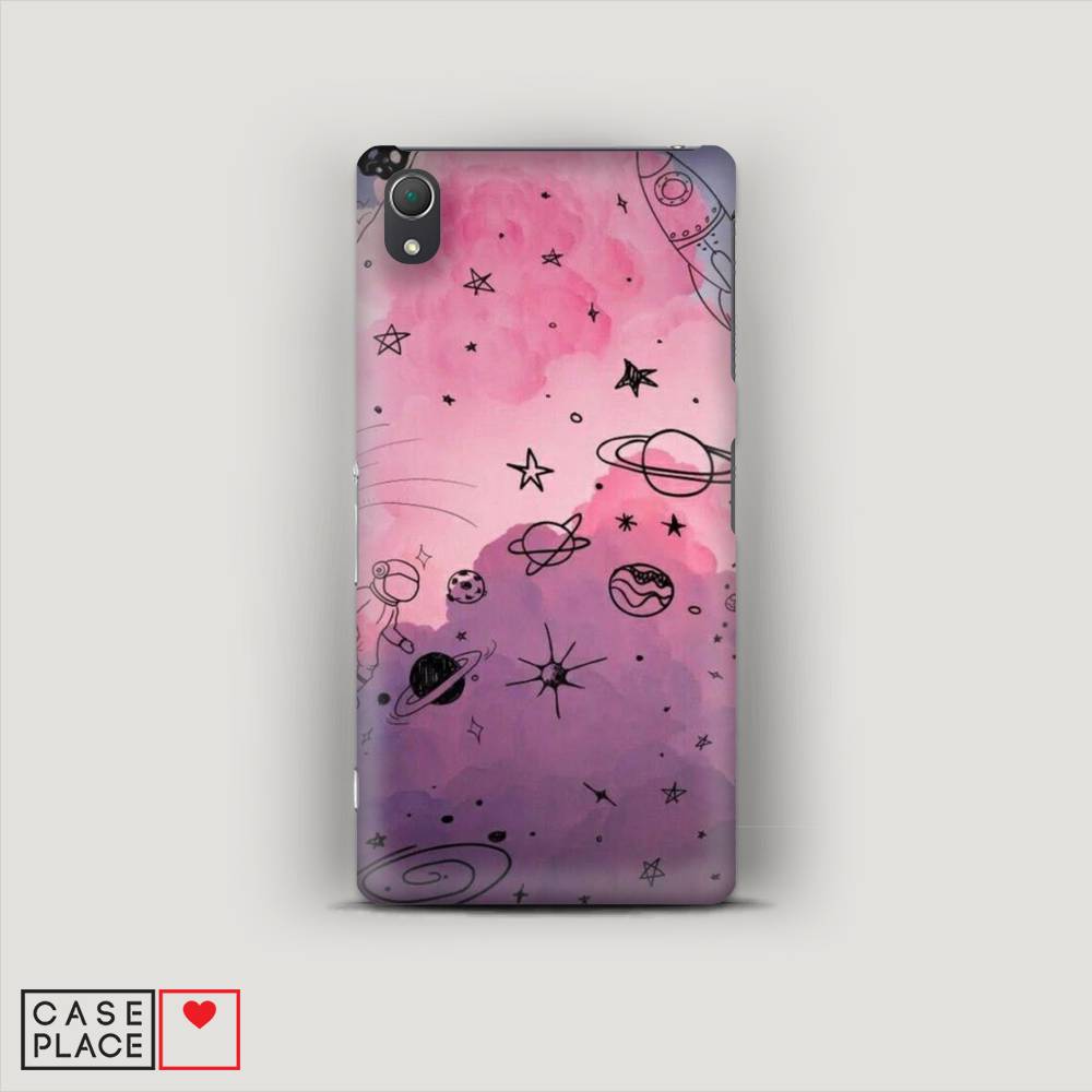 

Пластиковый чехол "Радуга планет 3" на Sony Xperia Z2