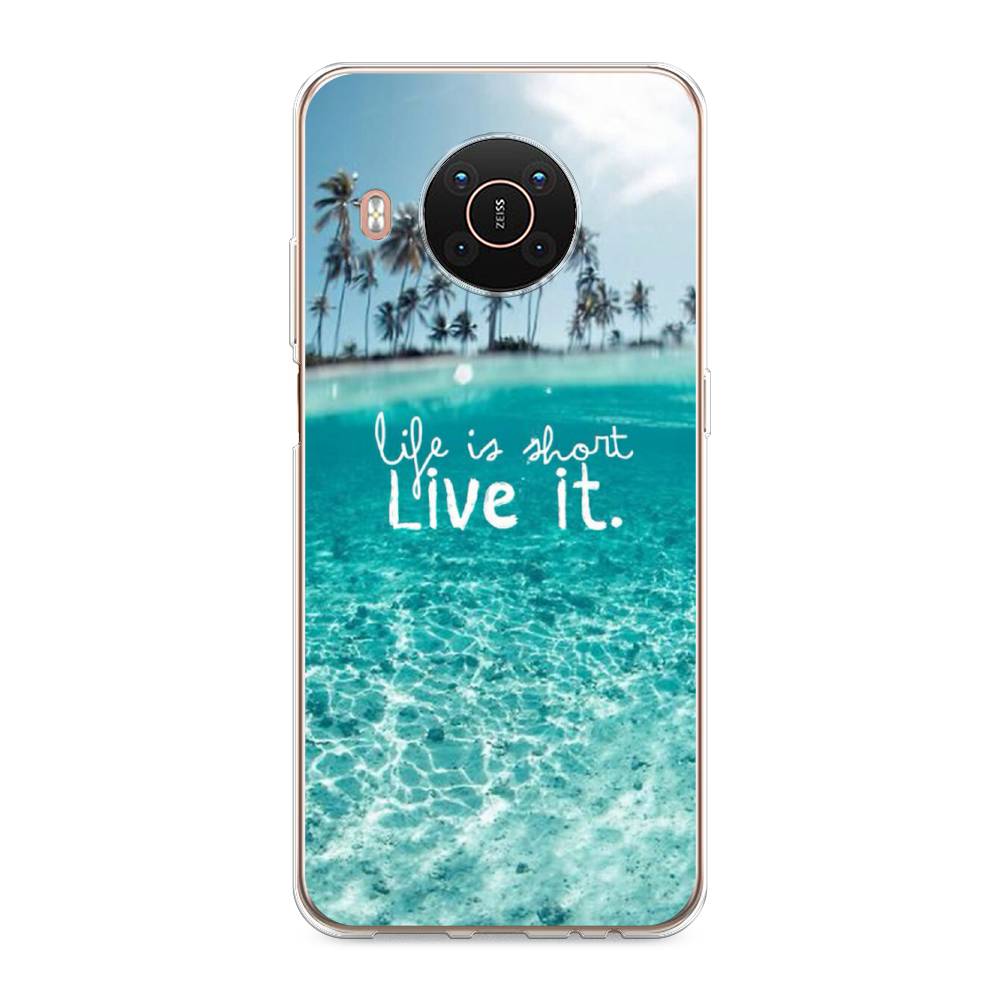 

Чехол Awog на Nokia X20 / Нокиа X20 "Live it", Розовый, 124250-7