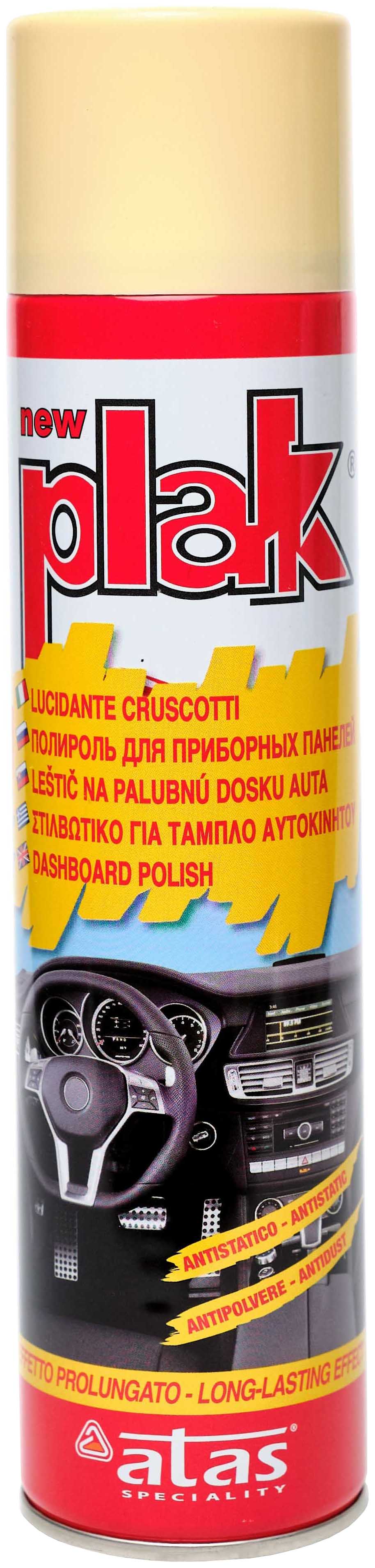 5123 Полироль Салона Plak 400 Мл Аэрозоль, Глянцевый, Ваниль PLAK 5123