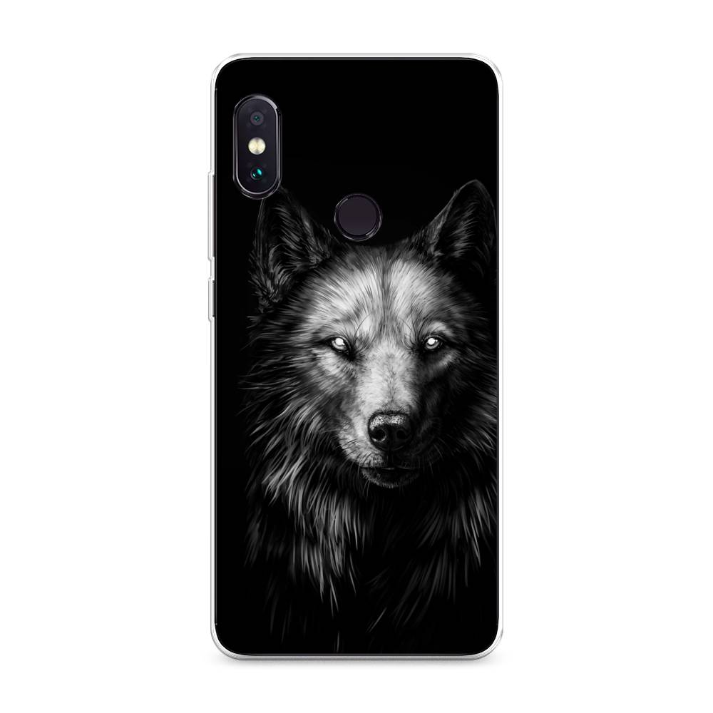 

Чехол Awog на Xiaomi Redmi Note 5/Note 5 Pro "Волк черно белый", Разноцветный, 32750-1
