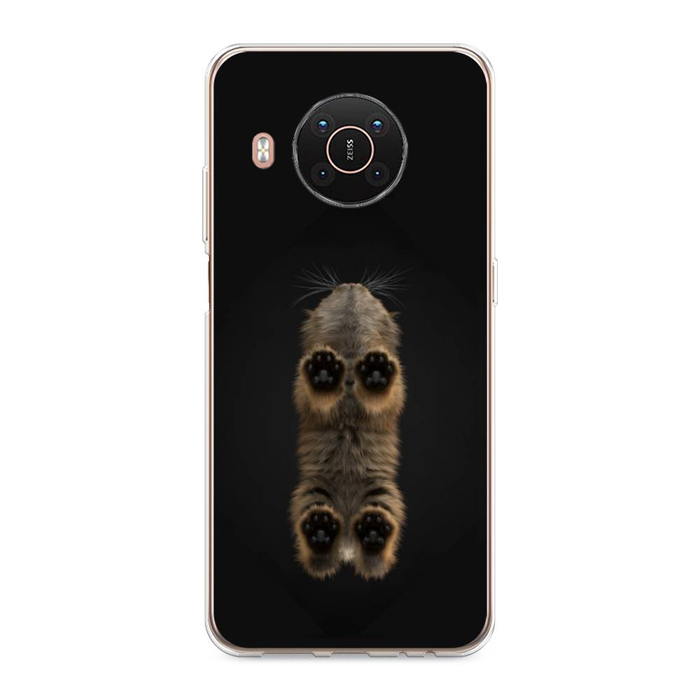 

Чехол Awog на Nokia X20 / Нокиа X20 "Кошачьи лапки", Черный, 124250-1