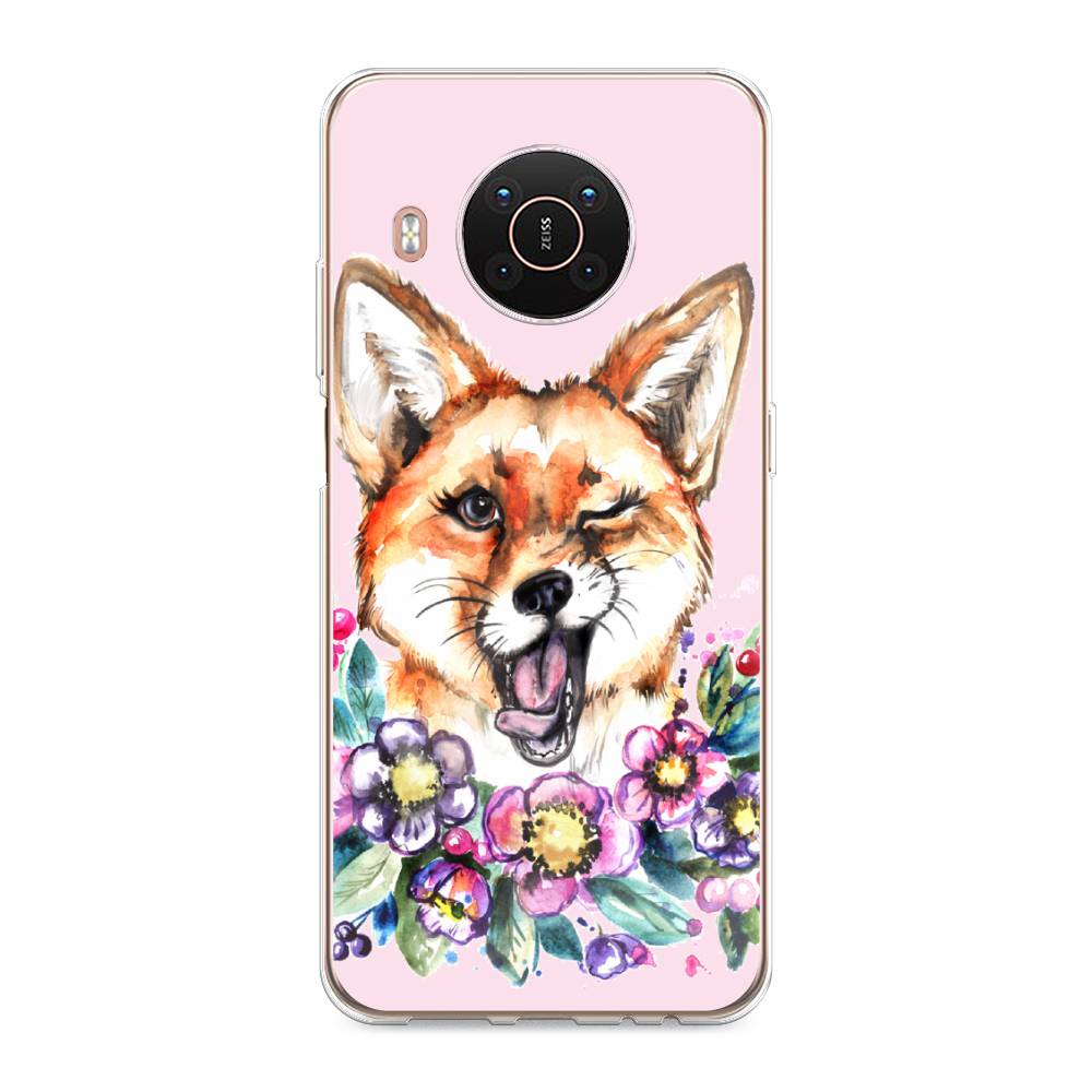 

Чехол Awog на Nokia X20 / Нокиа X20 "Подмигивающая лиса", Оранжевый, 124250-10