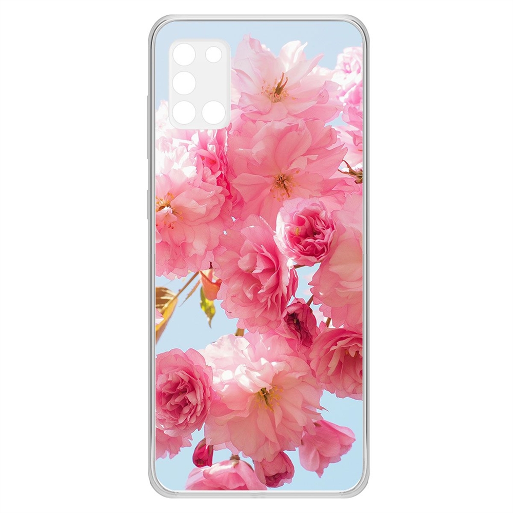 

Чехол-накладка Krutoff Clear Case Сакура для Samsung Galaxy A31 (A315)