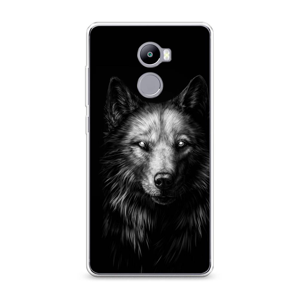 

Чехол Awog на Xiaomi Redmi 4 "Волк черно белый", Разноцветный, 31150-1