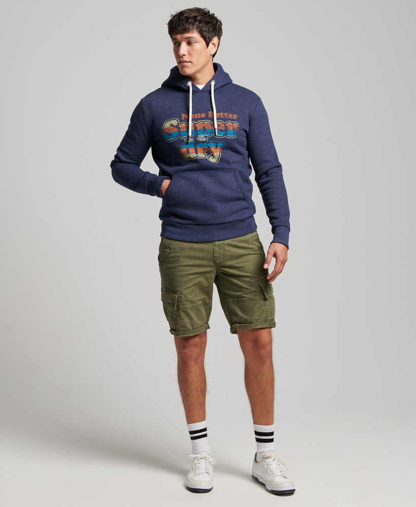 

Худи мужское Superdry M2012517A синее S, Синий, M2012517A