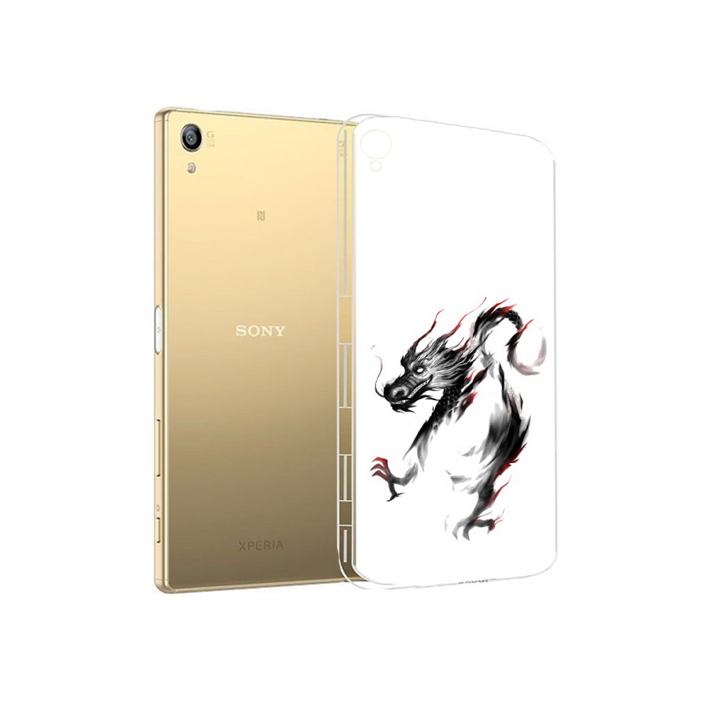 

Чехол MyPads Tocco для Sony Xperia Z5 Premium черный дракон (PT23243.222.690), Прозрачный, Tocco