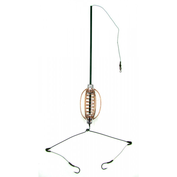 

Монтаж TexDen №12 30гр Арбуз с противозакр,2 крючка,коромысло, Черный;серый, Арбуз