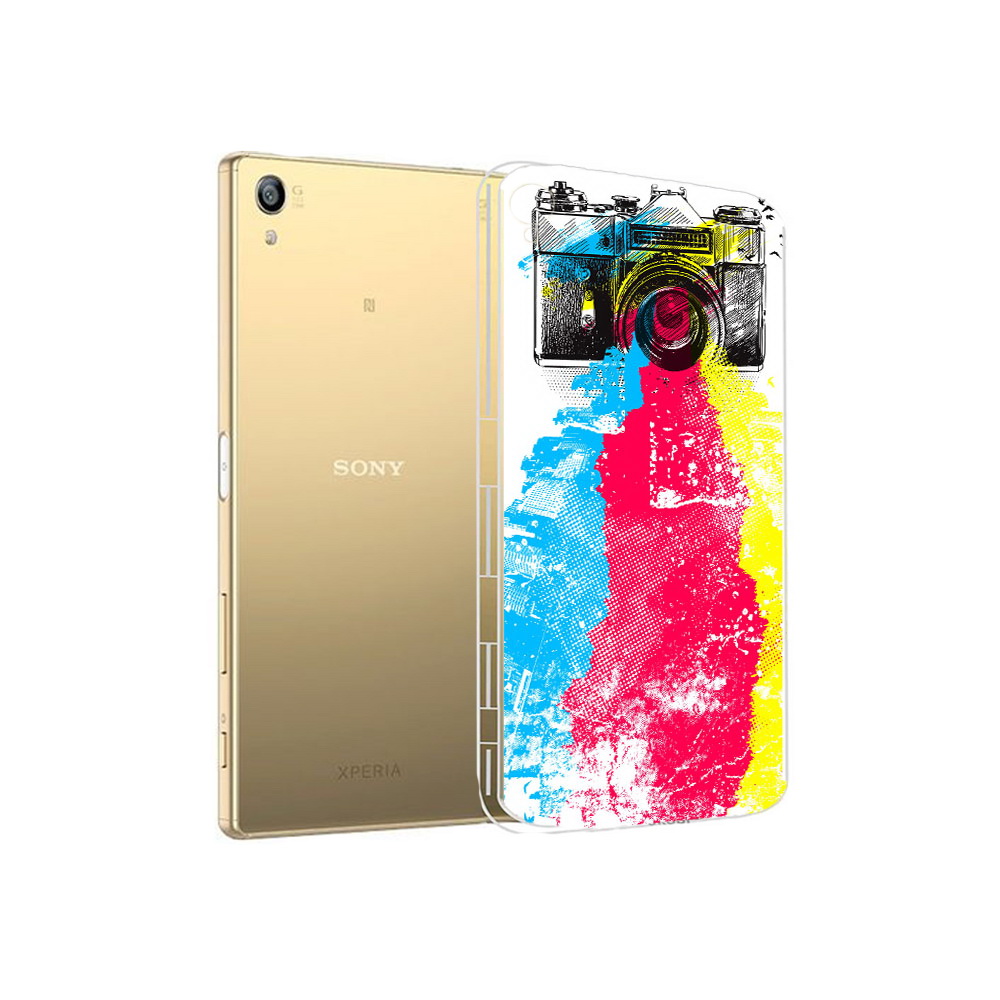 фото Чехол mypads tocco для sony xperia z5 premium цветной фотоаппарат (pt23243.222.668)