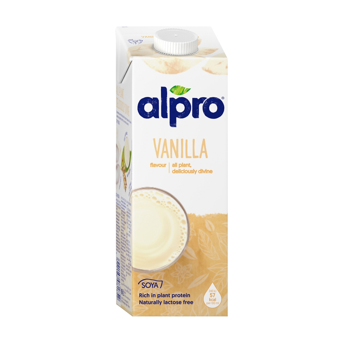 

Напиток соевый Alpro со вкусом ванили обогащенный кальцием и витаминами 1.8% 1 л
