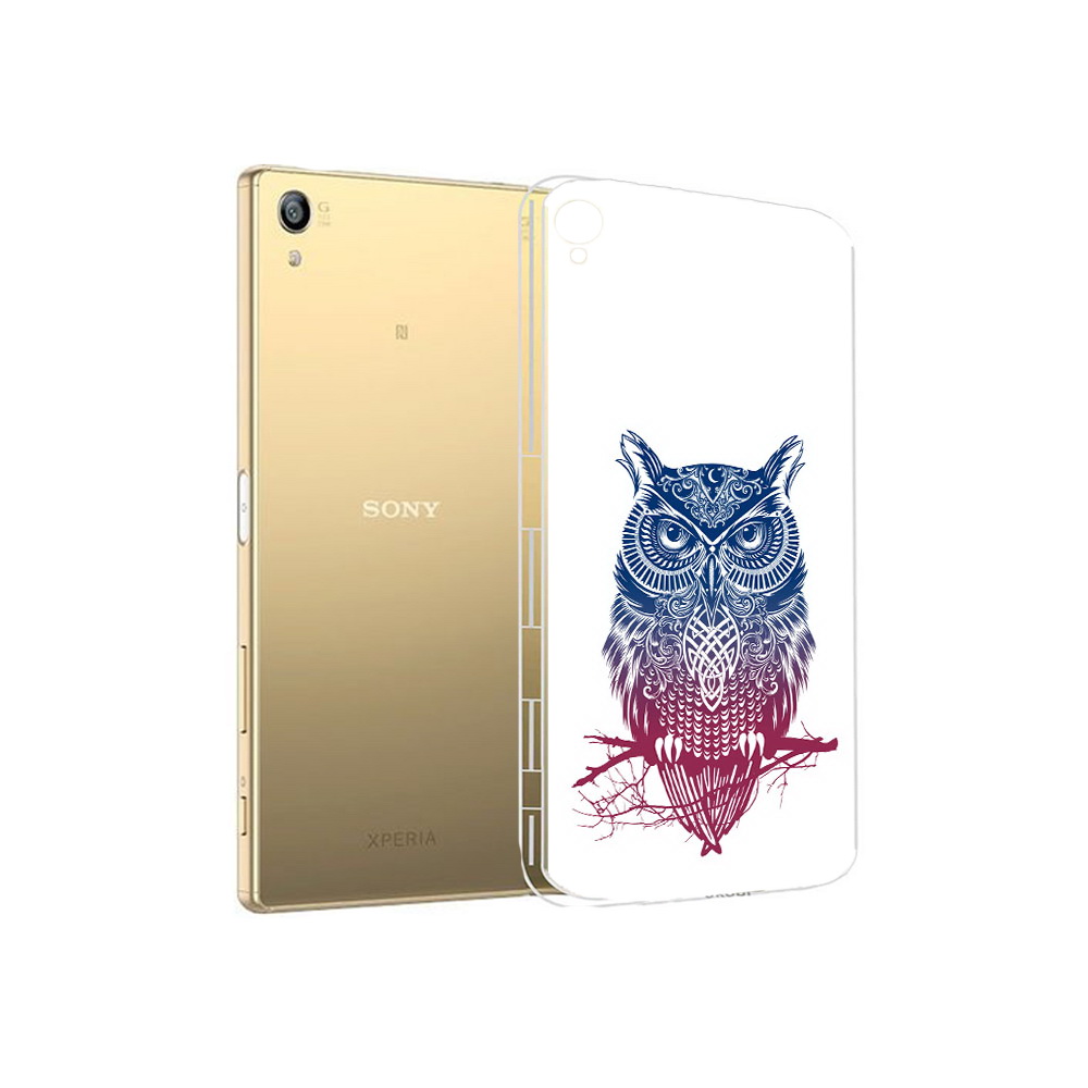 

Чехол MyPads Tocco для Sony Xperia Z5 Premium хиппи сова (PT23243.222.664), Прозрачный, Tocco