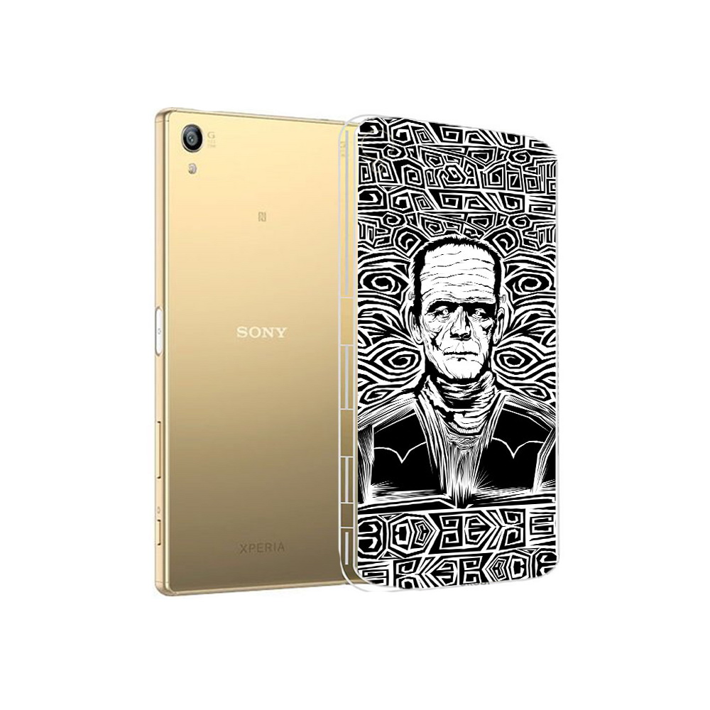 

Чехол MyPads Tocco для Sony Xperia Z5 Premium франкенштейн черно белый (PT23243.222.661), Прозрачный, Tocco