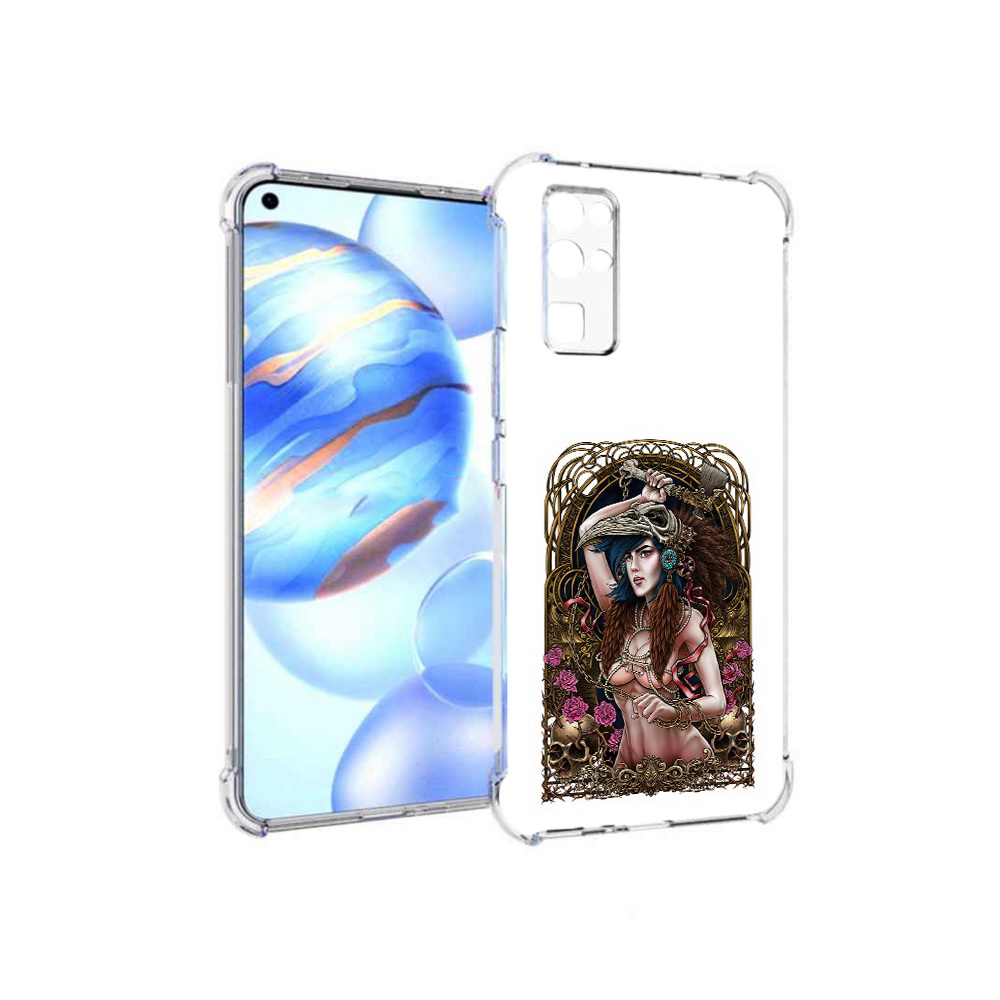 

Чехол MyPads Tocco для Honor 30 красивая девушка рисунок (PT147988.19.407), Прозрачный, Tocco